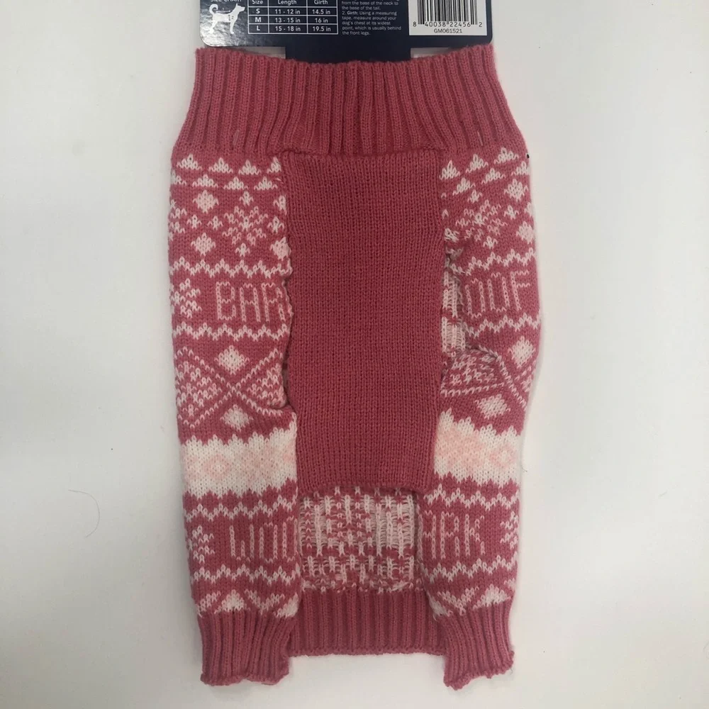 Pet Holiday Sweater Medium